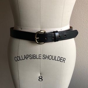 Arons manufacturing Bridle Leather Black Belt